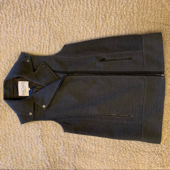 Rachel Roy Gray Wool Vest - Picture 3 of 8